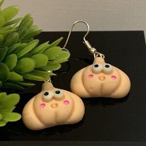 Garlic Earring, Funny Food Earring, Chef Earring, Cooking Earring, Gift Idea